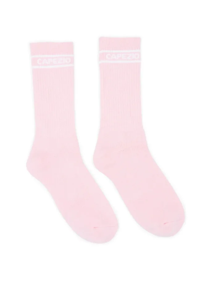 Capezio Varsity Crew Sock Ballet Pink F6001U 6